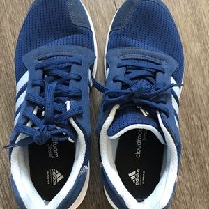 Woman’s adidas running shoes.
